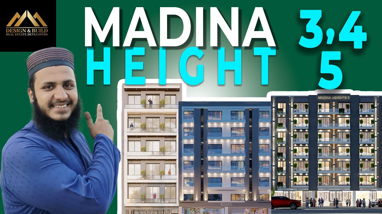 Latest Construction Update Of Madina Heights 3,4 & 5 By Design And Build
