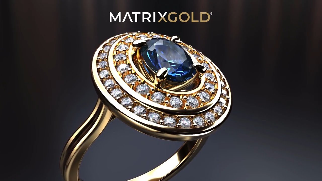 How To Create a Halo Ring in MatrixGold 3 — Jewelry Design