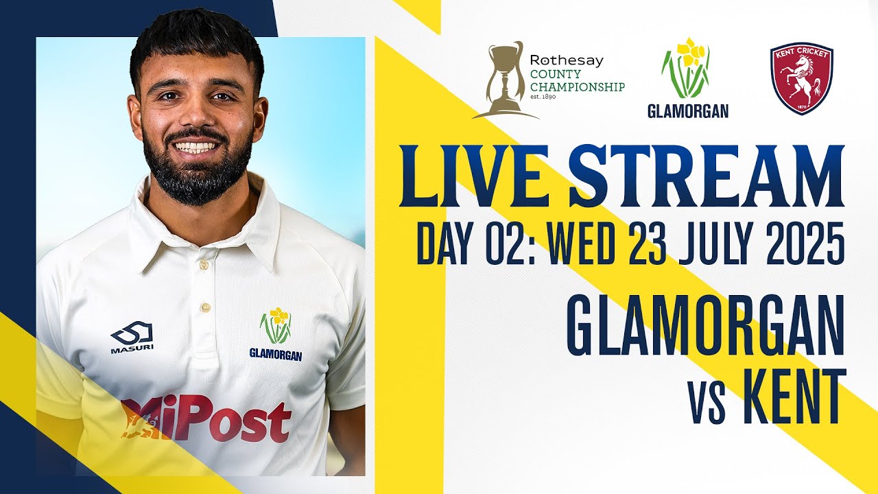 🔴 Glamorgan vs Kent | Rothesay County Championship | Day Two