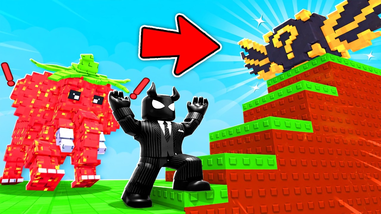 Я поднялся на ВЫСШИЙ БОЖЕСТВЕННЫЙ УРОВЕНЬ, чтобы получить САМЫЙ УДАЧЛИВЫЙ БЛОК! (Roblox)