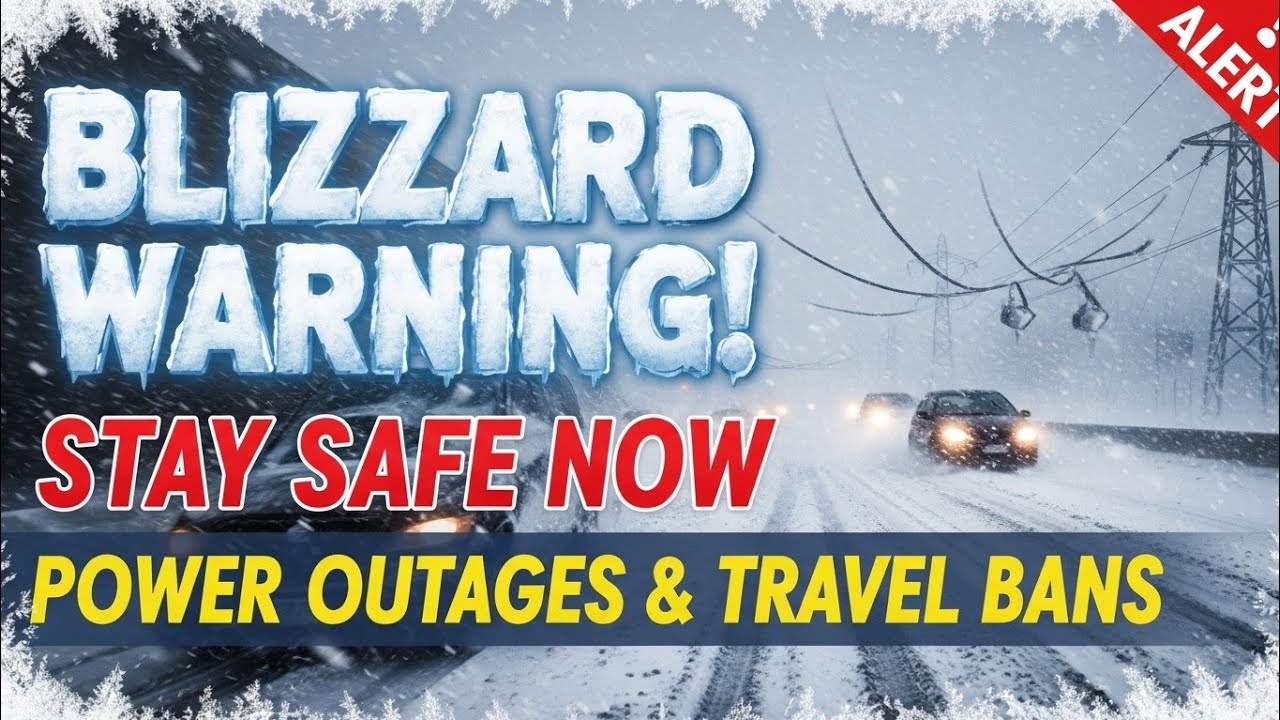 Blizzard Warning: How to Prepare & Stay Safe | Power Outages, Travel Bans & More