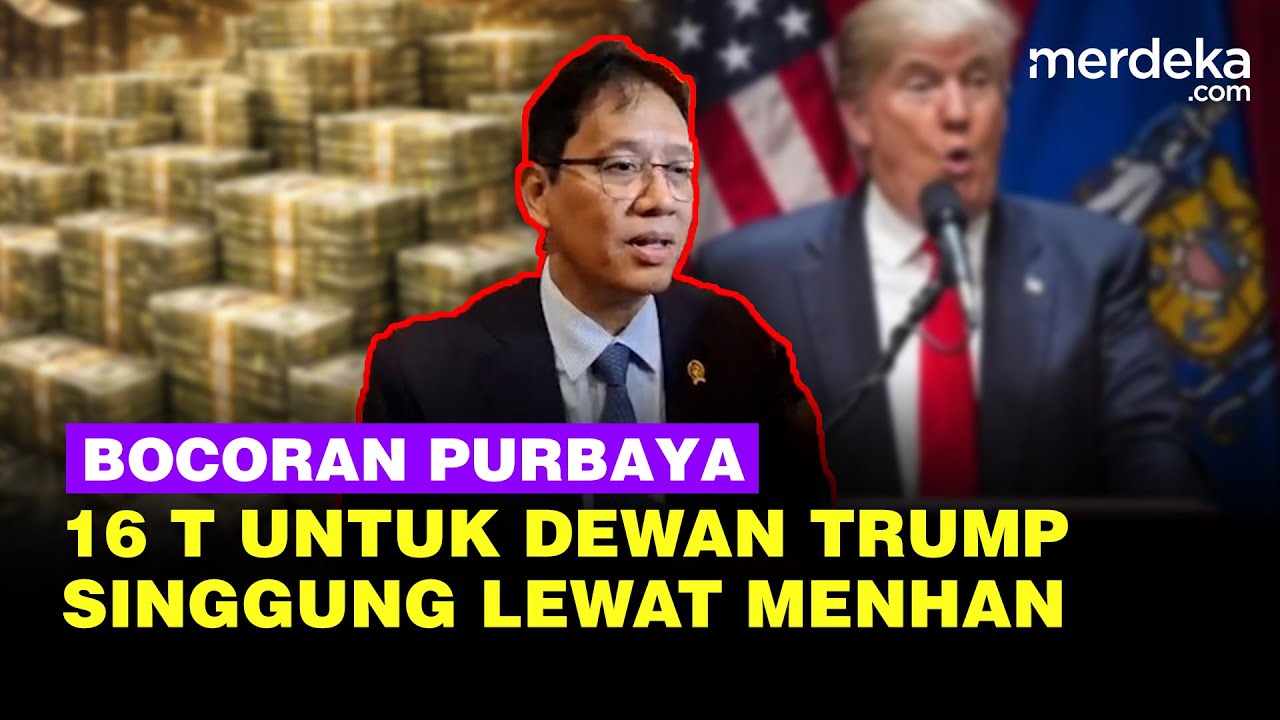 Blak-blakan! Purbaya Bocorkan Skema Pembayaran Rp16,7 T Ke Dewan Buatan Trump Lewat Menhan