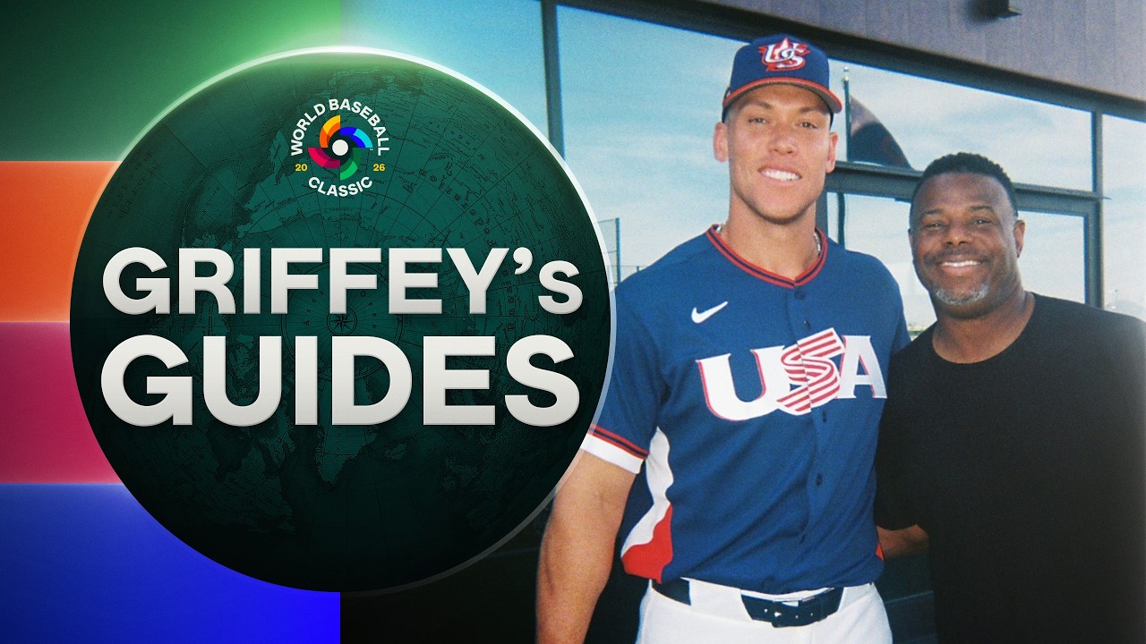 Ken Griffey Jr. chatting it up with Team USA captain Aaron Judge! 🇺🇸 | Griffey's Guides