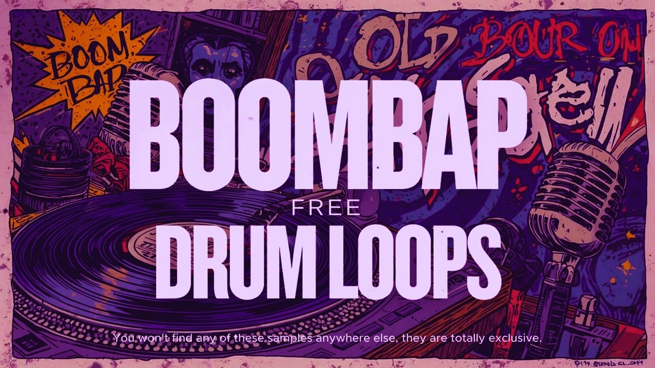 BEST BOOM BAP DRUM LOOPS 273 LOOPS (ROYALTY FREE)!!!