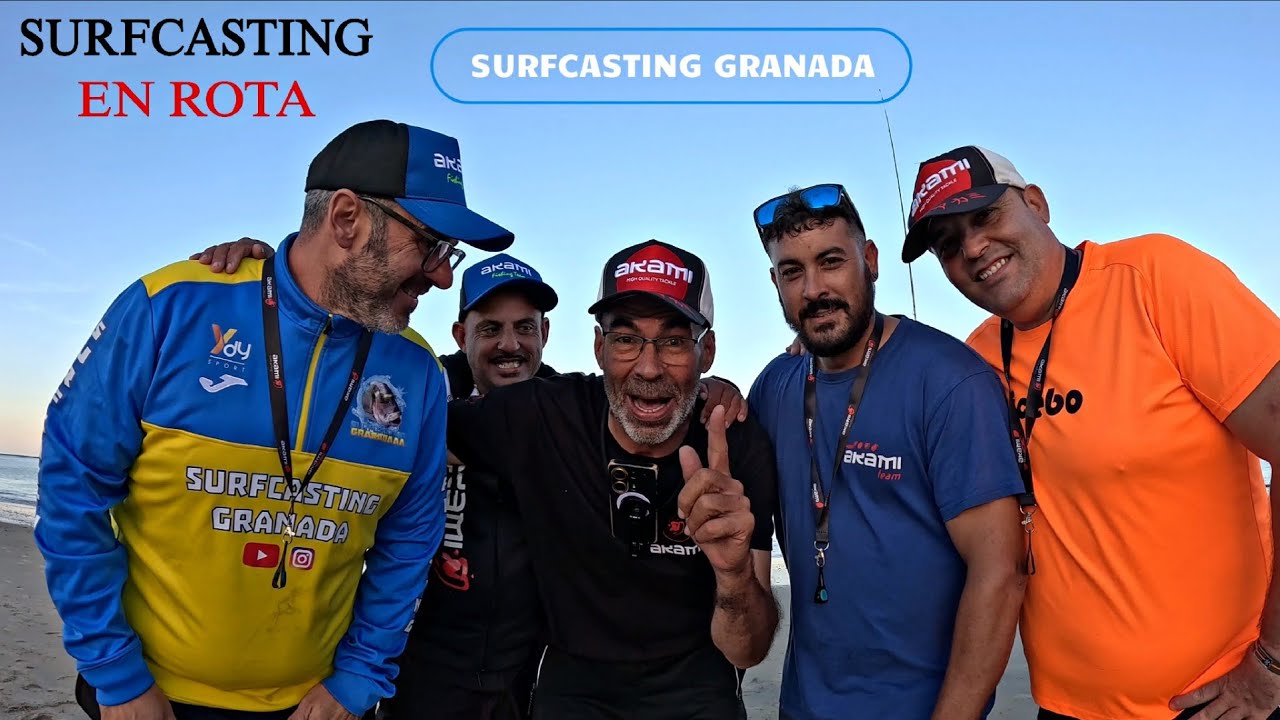 SURFCASTING EN ROTA (CADIZ) BUSCANDO LA URTA... SURFCASTING GRANADA 