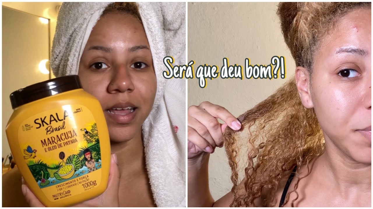 TESTANDO Skala maracujá e óleo de patauá - Será que ficou bom?