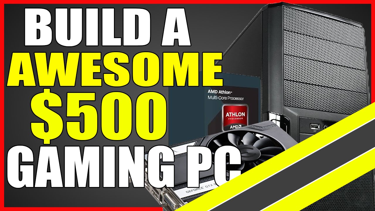 AWESOME $500 Gaming PC Build Runs All Games at 1080p! July 2015 Witcher 3, GTA 5!