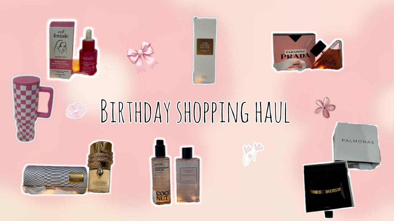 My Birthday Shopping haul ✨ WHAT i got for my Birthday 💖