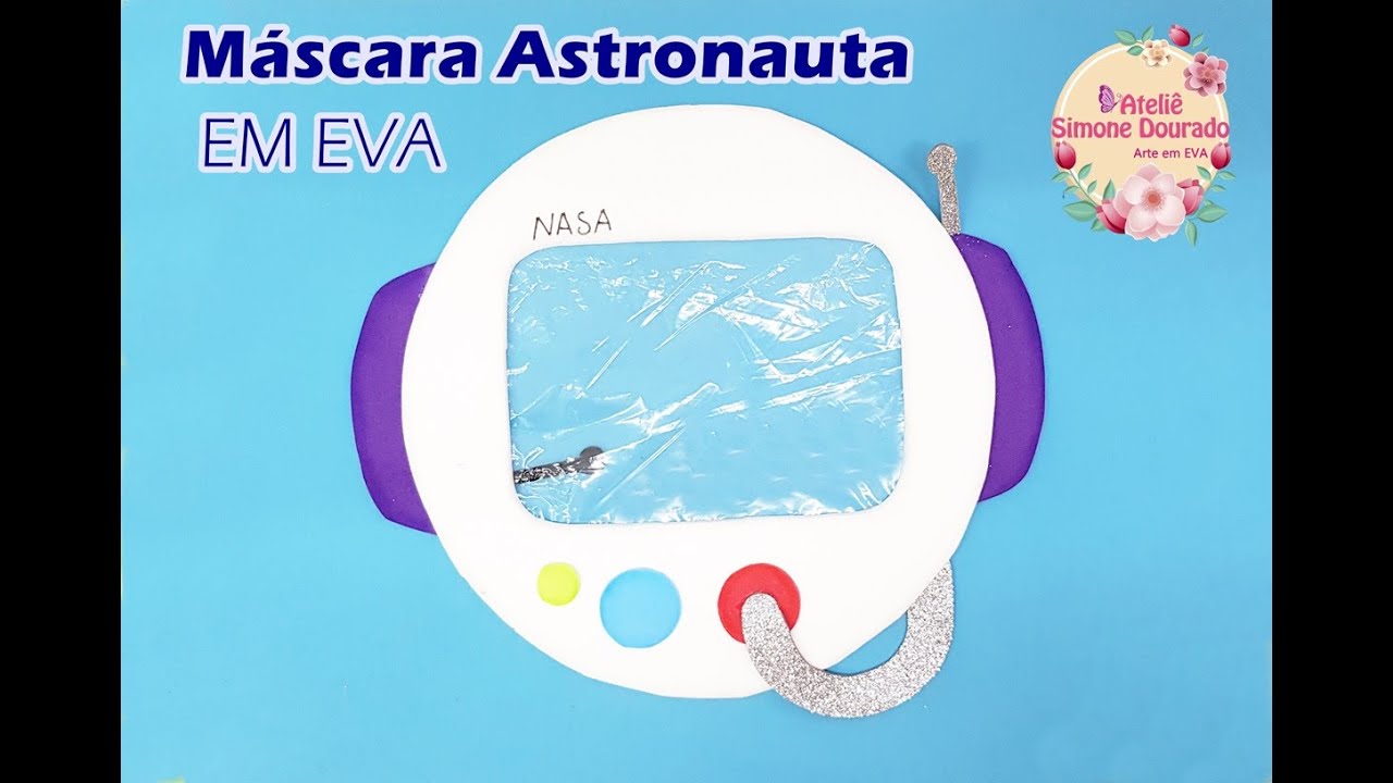 Máscara Capacete de Astronauta em EVA