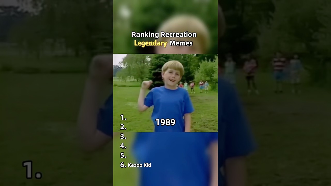 Ranking Recreation Legendary Memes #memes #nostalgia #memories #ranking #old