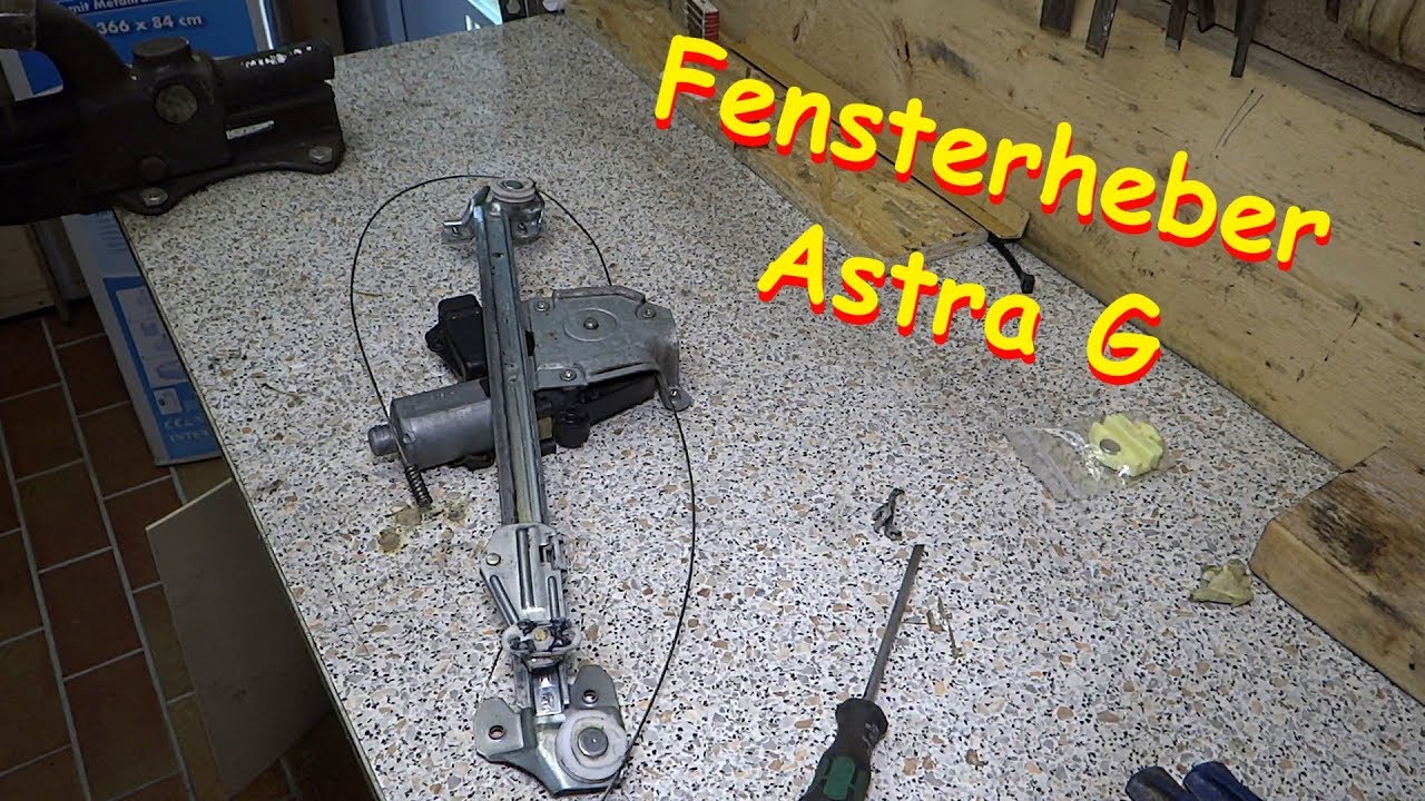 Astra G Fensterheber hinten reparieren.