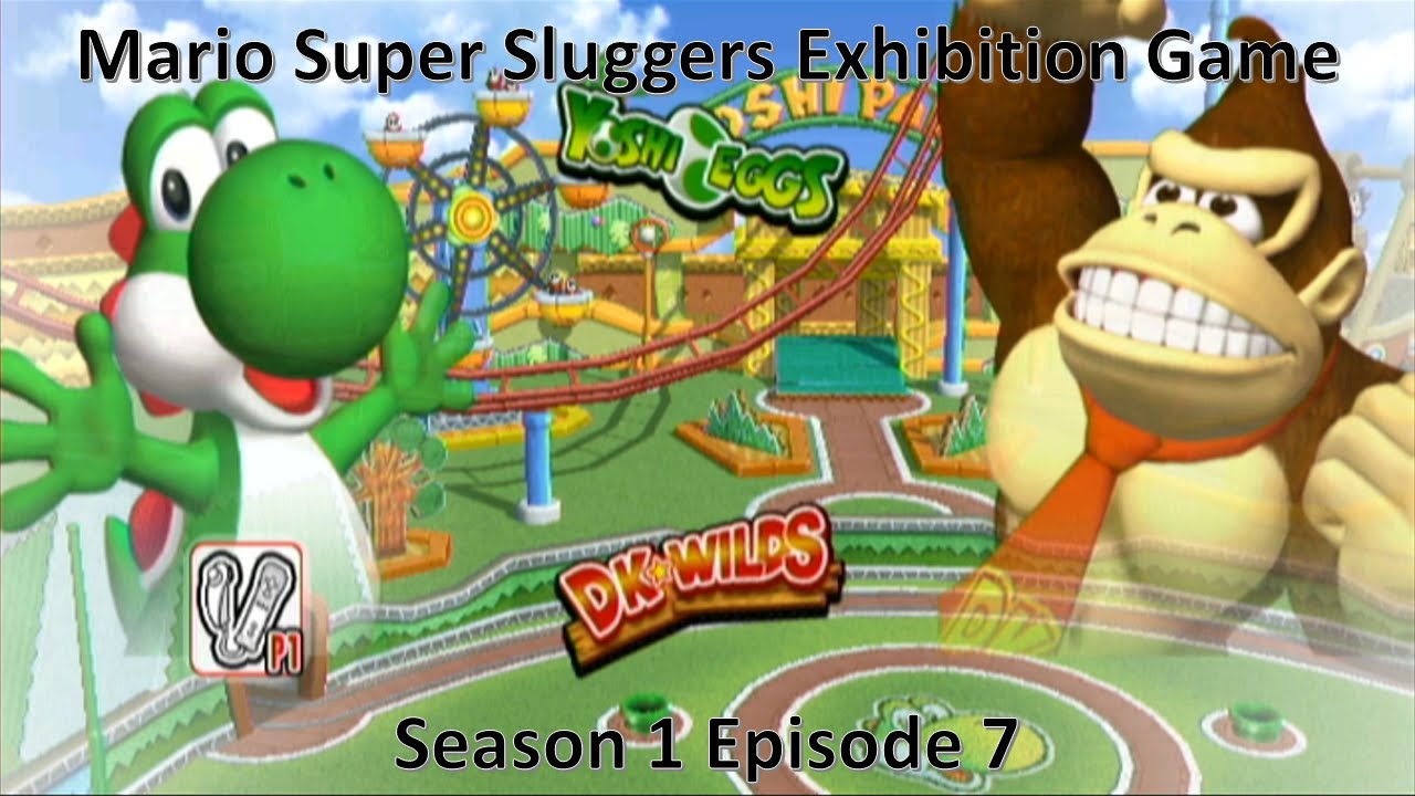 Mario Super Sluggers Exhibition Game Season 1 Episode 7  Yoshi Eggs vs DK Wilds
