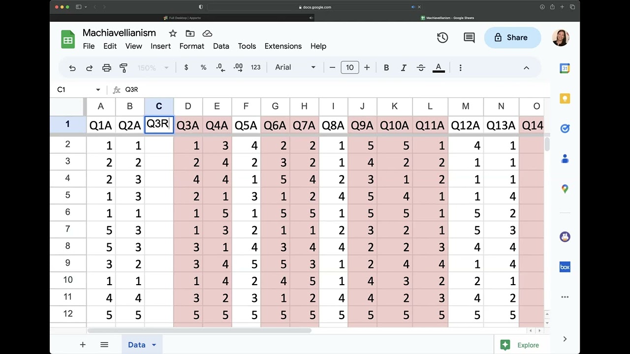 Reverse Scoring in Sheets/Excel