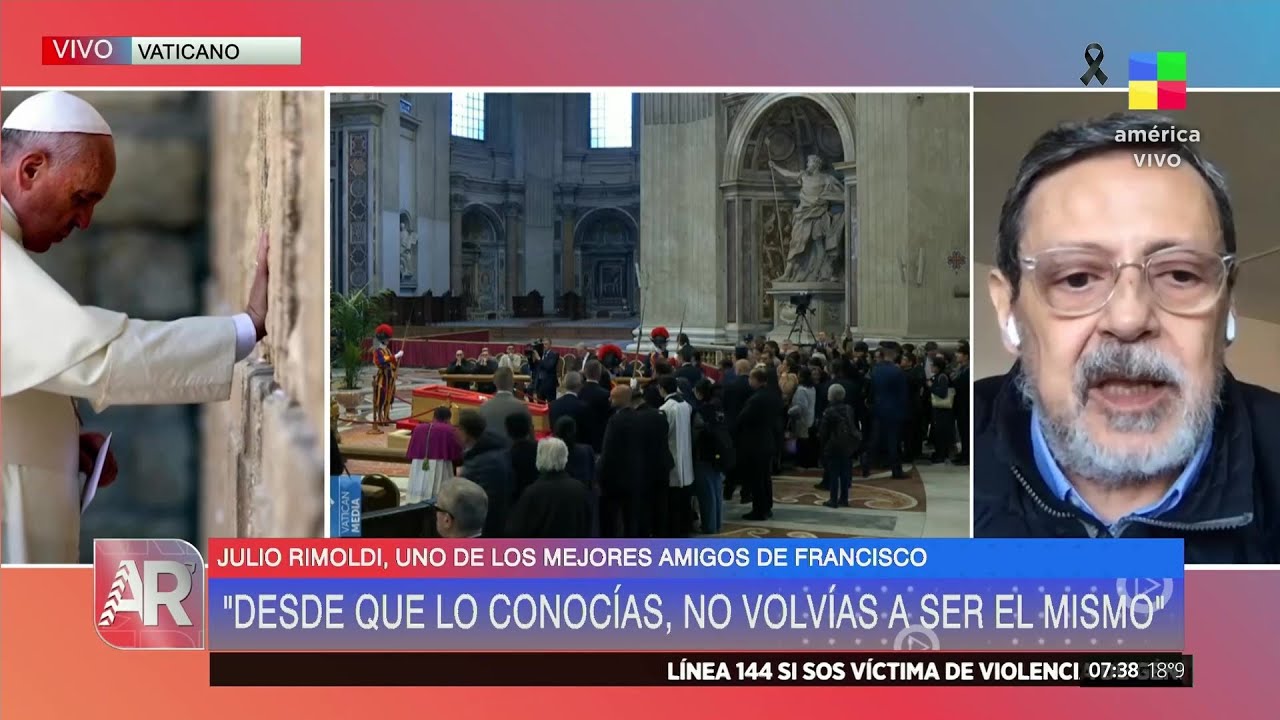 EL MUNDO DESPIDE AL PAPA FRANCISCO: HABLÓ UNO DE LOS MEJORES AMIGOS