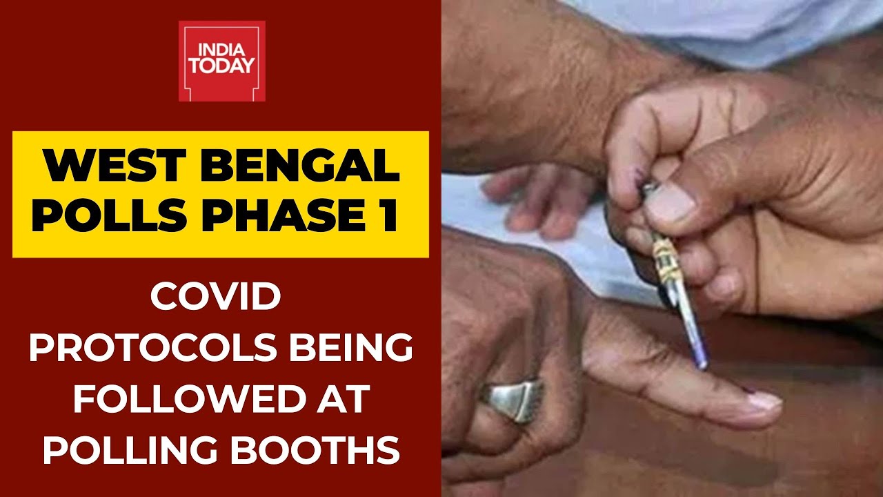 West Bengal Polls: Voting Begins With Covid Protocols In Place At Polling Booths