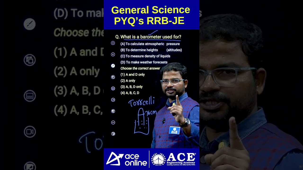 General Science PYQs for RRB-JE | What is a 
