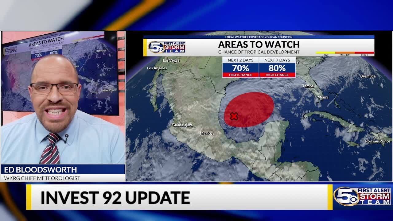 Invest 92L set to become Tropical Storm Isaias this Week | WKRG Tropical Update 100526