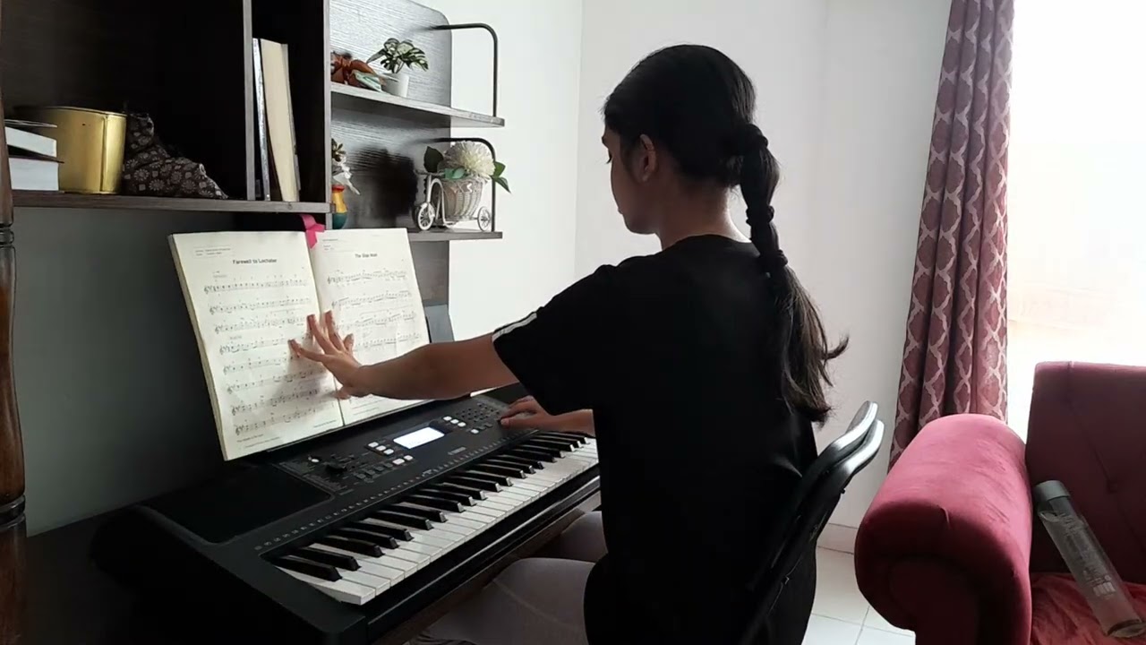 Gia secured distinction in Electronic keyboard grade 3 | Joy Music School 