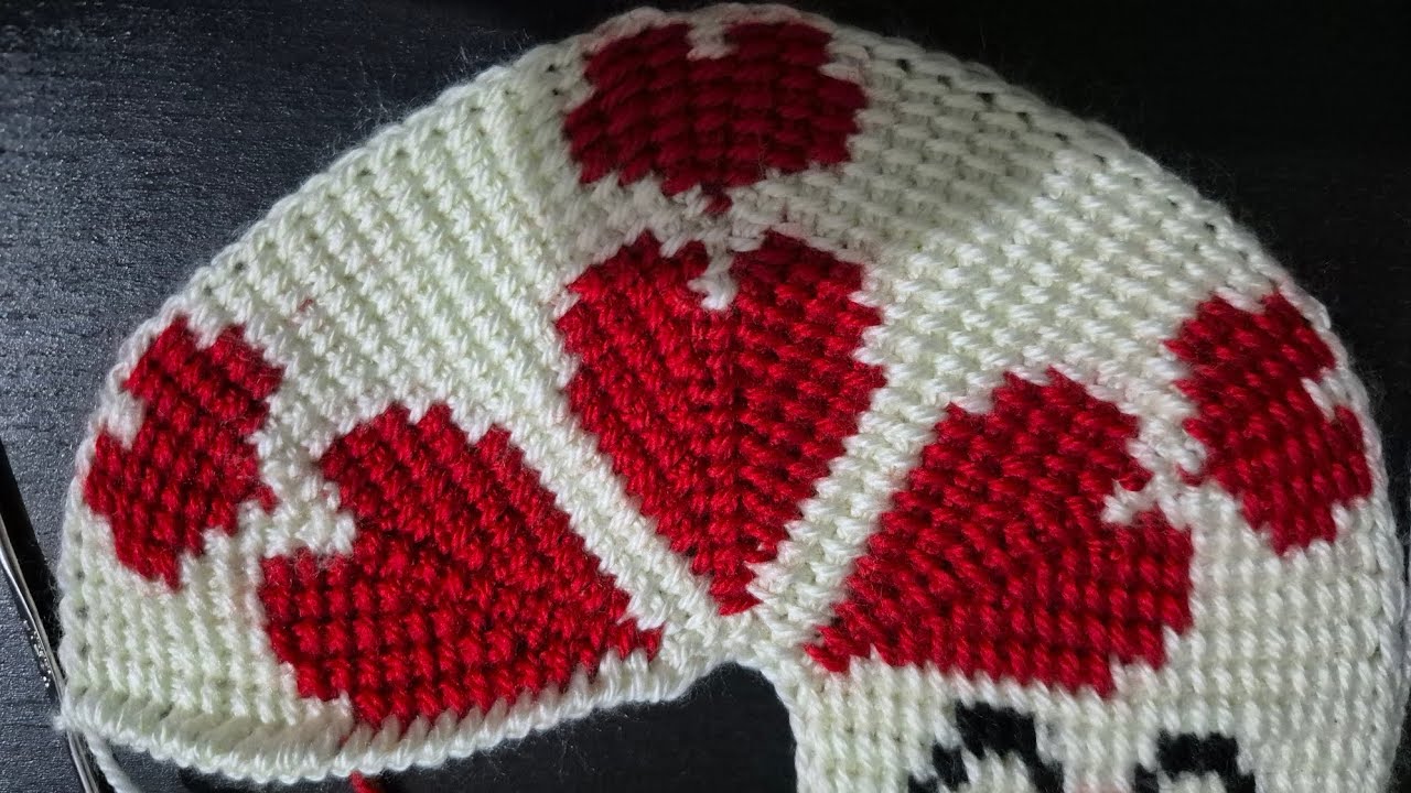 Tunus işi patik burun kısmı #tunusişiörgü #tunuspatik #crochet #örgü