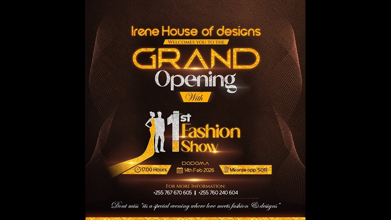 🔴LIVE: IRENE THE GRAND FASHION EXPIRIENCE DODOMA