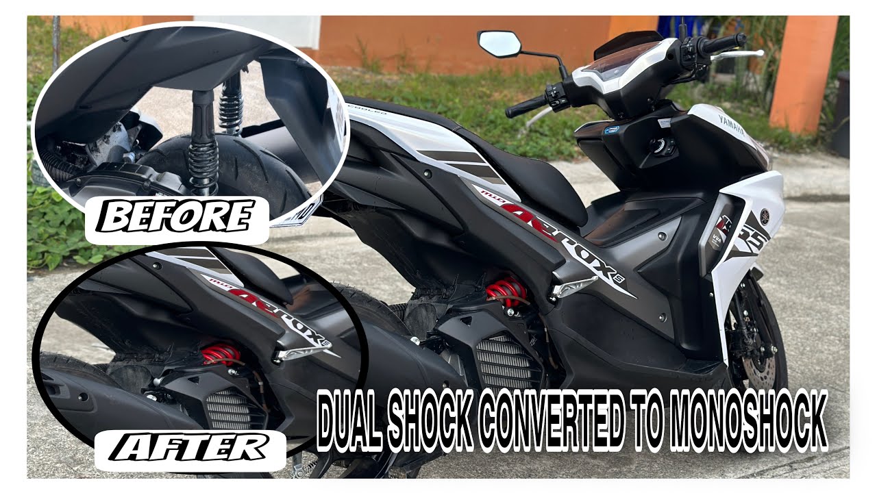 MONOSHOCK FOR YAMAHA MIO EAROX V2? (THE BEST!)|NASLEY MODIFICATION VLOG 2