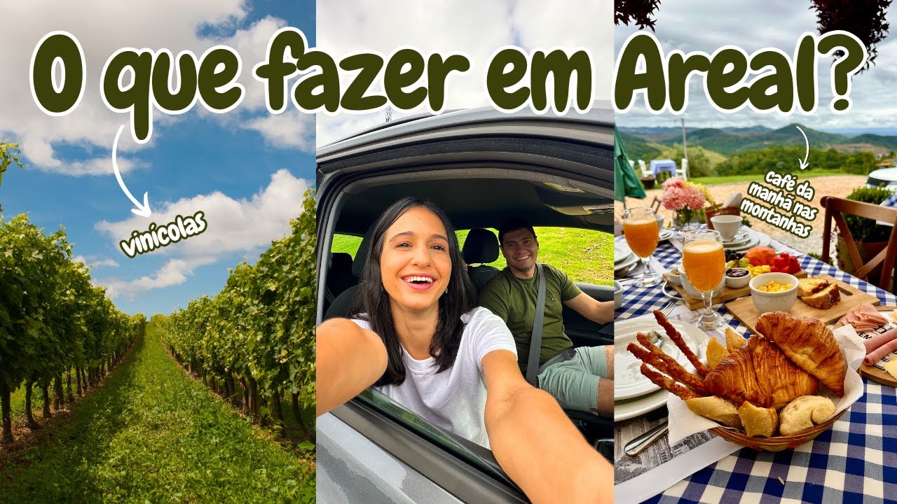 vlog explorando areal | conhecemos vinícolas e tomamos café da manhã no meio das montanhas