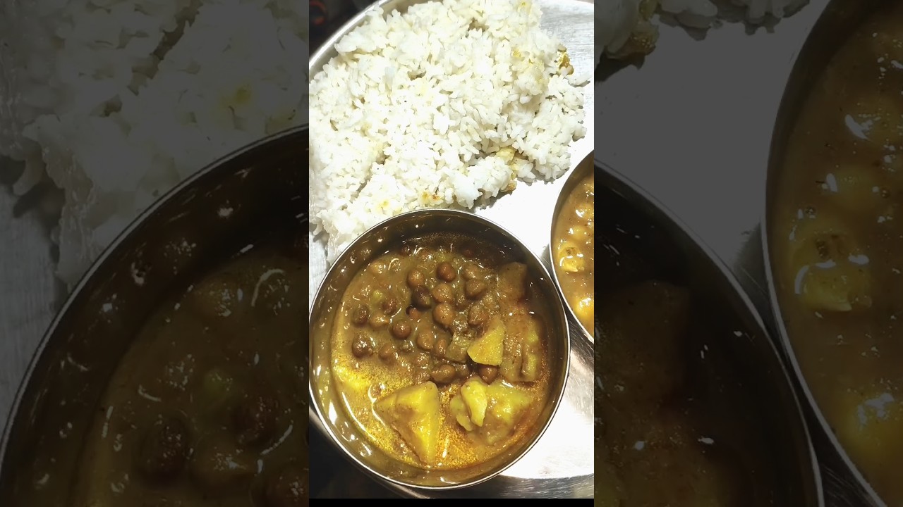 chole with chaval 🤤😋