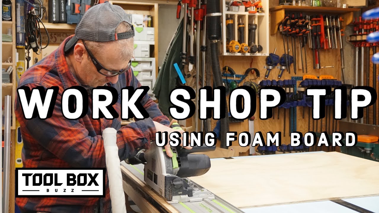 Using RigidFoam Board To Break Down Sheet Goos - Work Shop Tip