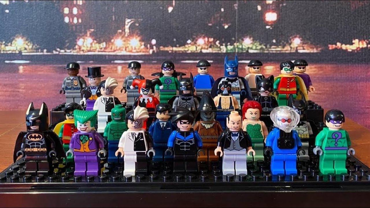 THE ORIGINAL RARE COLLECTION OF LEGO BATMAN MINIFIGURES 2006-2008 (27 MINIFIGURES)
