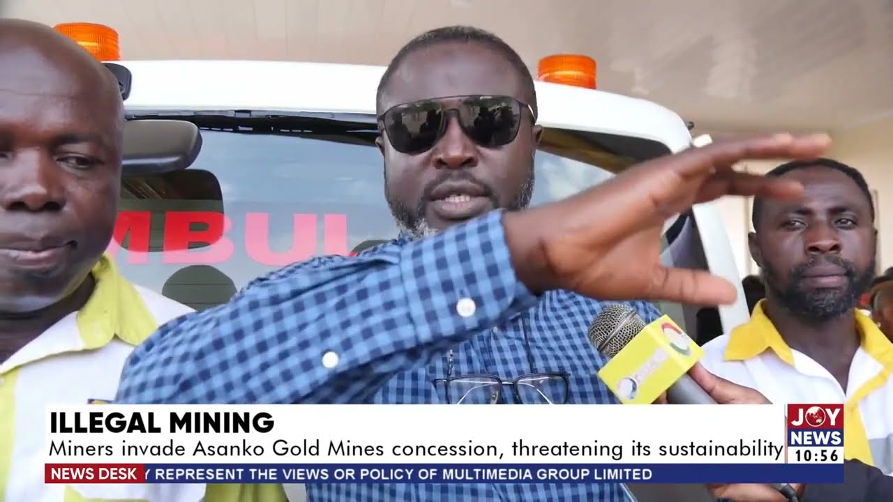 Illegal Mining: Miners invade Asanko Gold Mines concession, threatening its sustainability - JoyNews