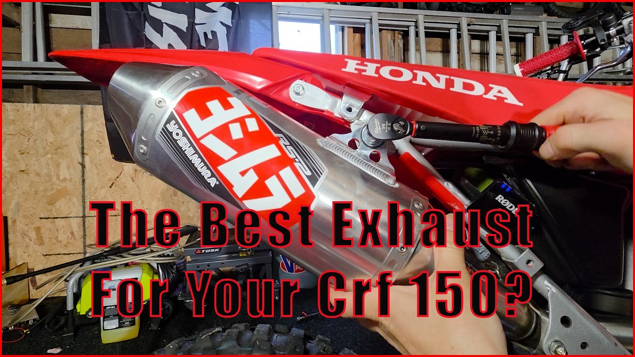 Honda CRF 150R с выхлопной системой Yoshimura RS 2.