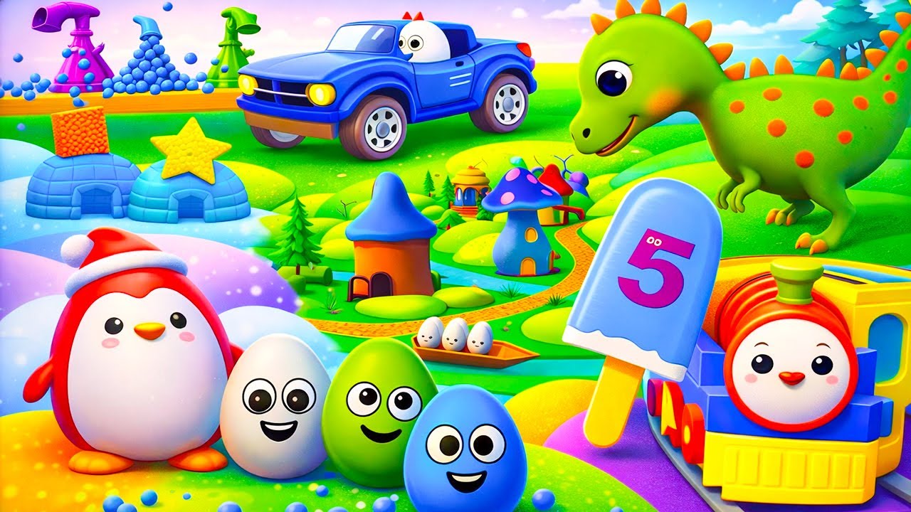 Best Learning Colors, Shapes, Numbers & Names | Preschool & Toddler Learning