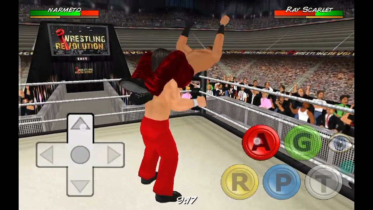 Wrestling revolution 3d مستحيل الي صار معاي 