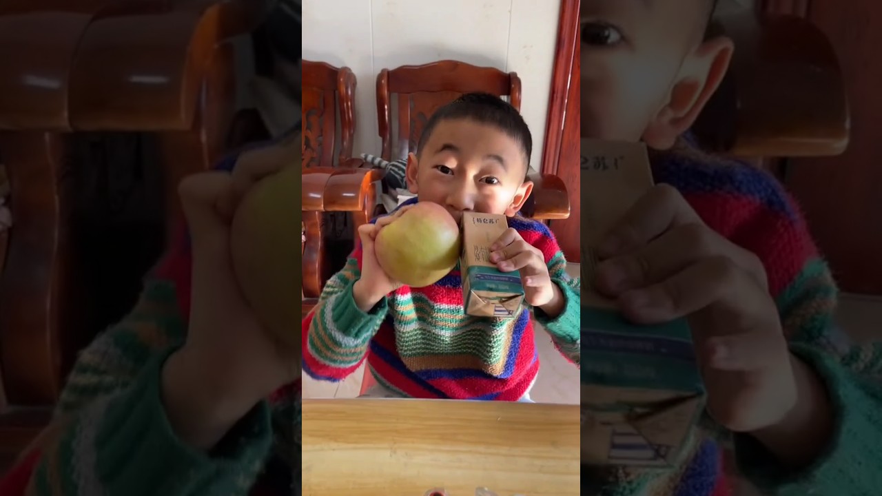 রিংকু লাষ্টে🍎🥡এগুলো খেলো😲 #vairal #shorts