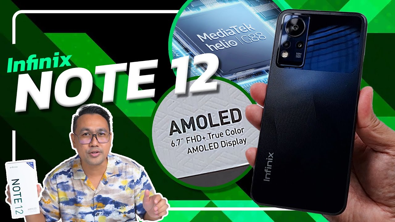 คุ้มสุดในงบ 5,000 บาท Infinix Note 12  G88  เกมมิ่งโฟนราคาประหยัด