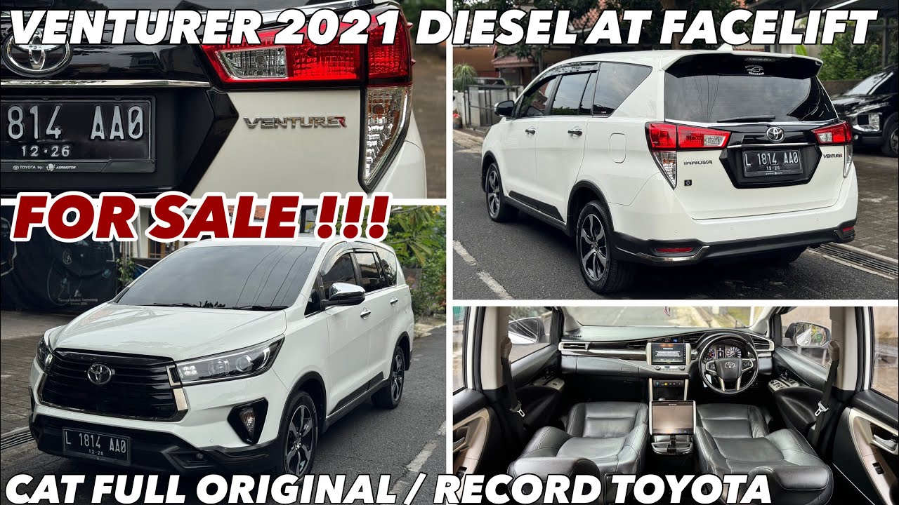 DIESEL LANGKA🔥 FOR SALE : INNOVA REBORN VENTURER 2021 AT #jualmobilbekas #innova #fortuner #pajero