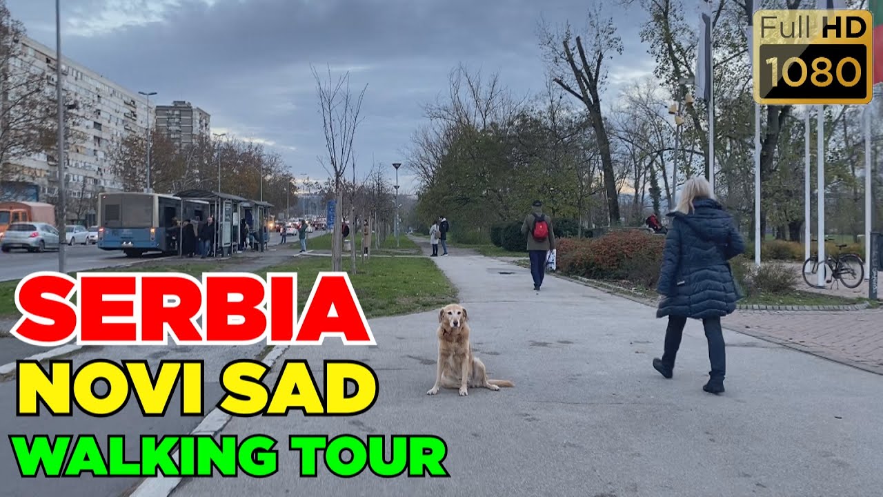 A quiet afternoon in a Serbian City, Novi Sad