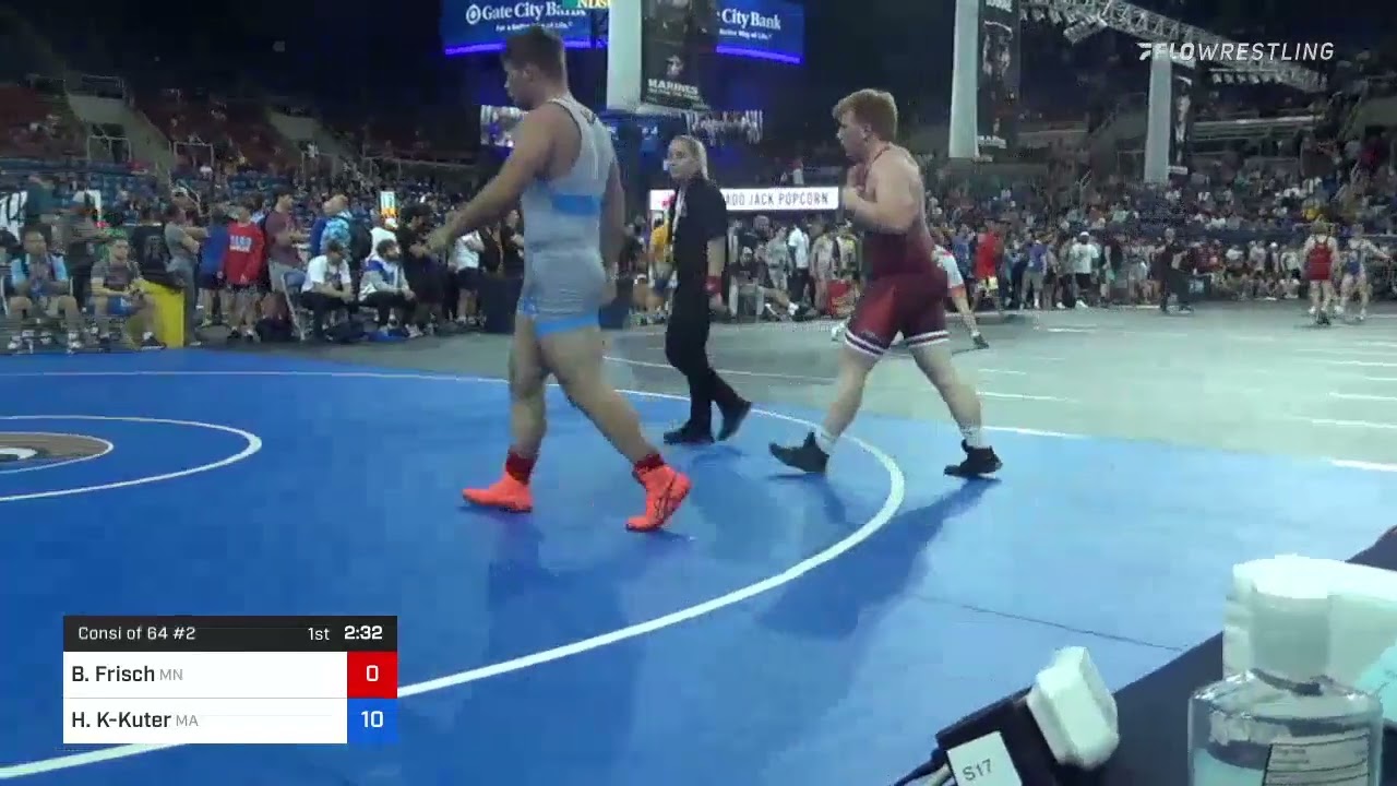 220 Lbs Consi Of 64 #2 - Brock Frisch, Minnesota Vs Hampton Kaye-Kuter, Massachusetts 76ac