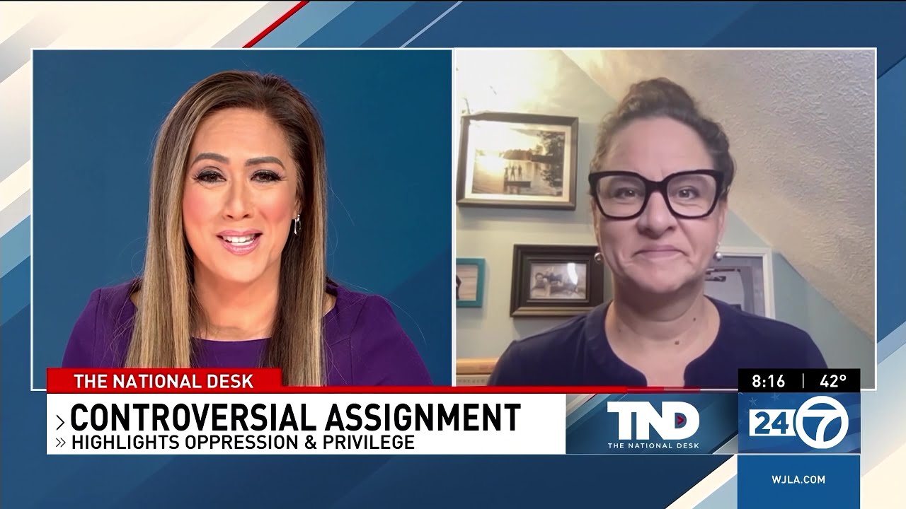 Controversial Assignment Highlights Oppression & Privilege - Erika Sanzi, The National Desk 12-1-23