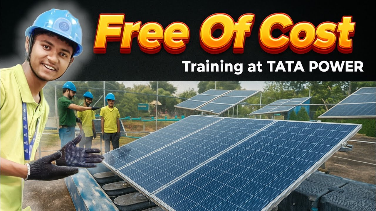 Free Of Cost Training At TPSDI maithon ⚡| Solar PV Installer. 😍 