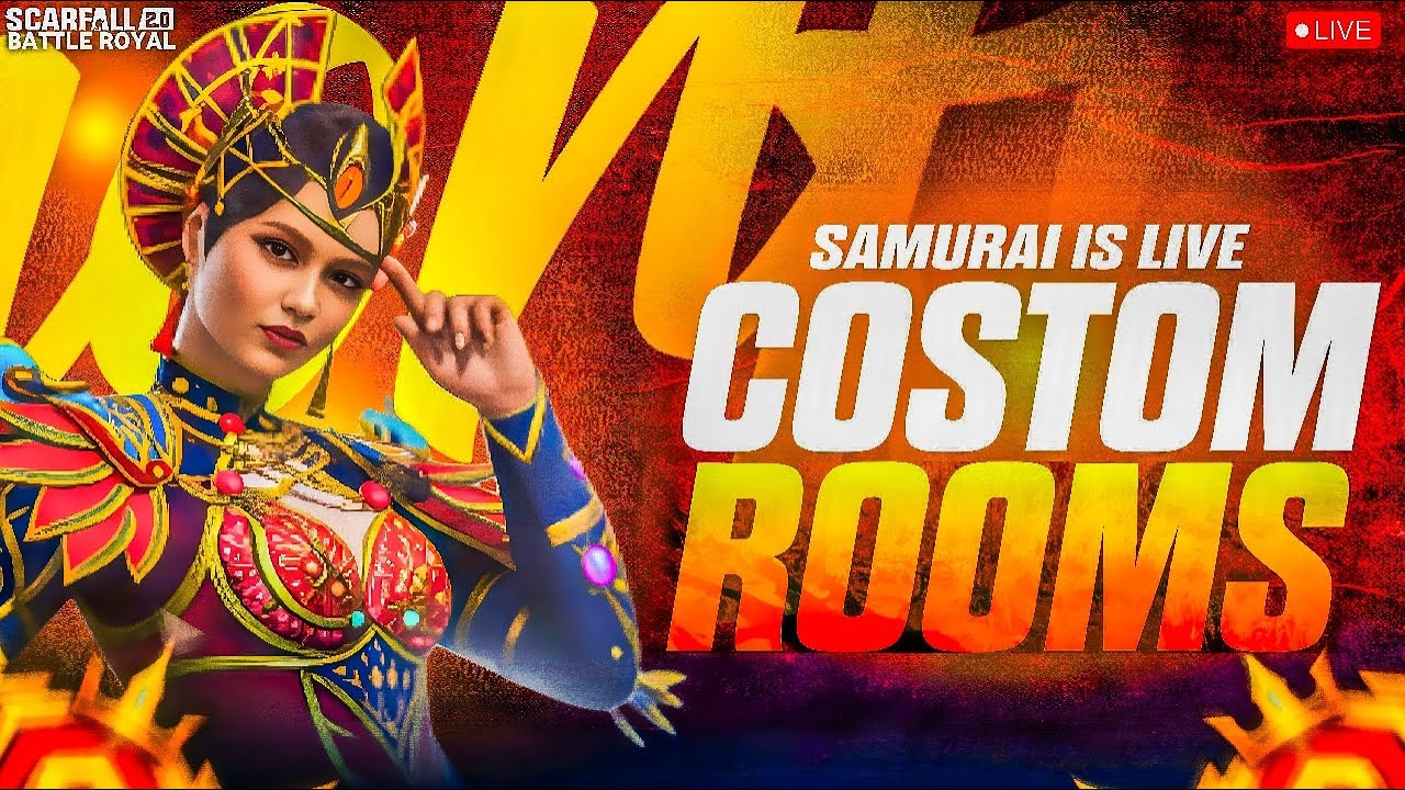 🔴 LIVE | CLUTCH GOD IS HERE 😎| NAUSIKHIYA SE SAMRAT 😇| #Scarfall2.0 @samuraigamer202 |