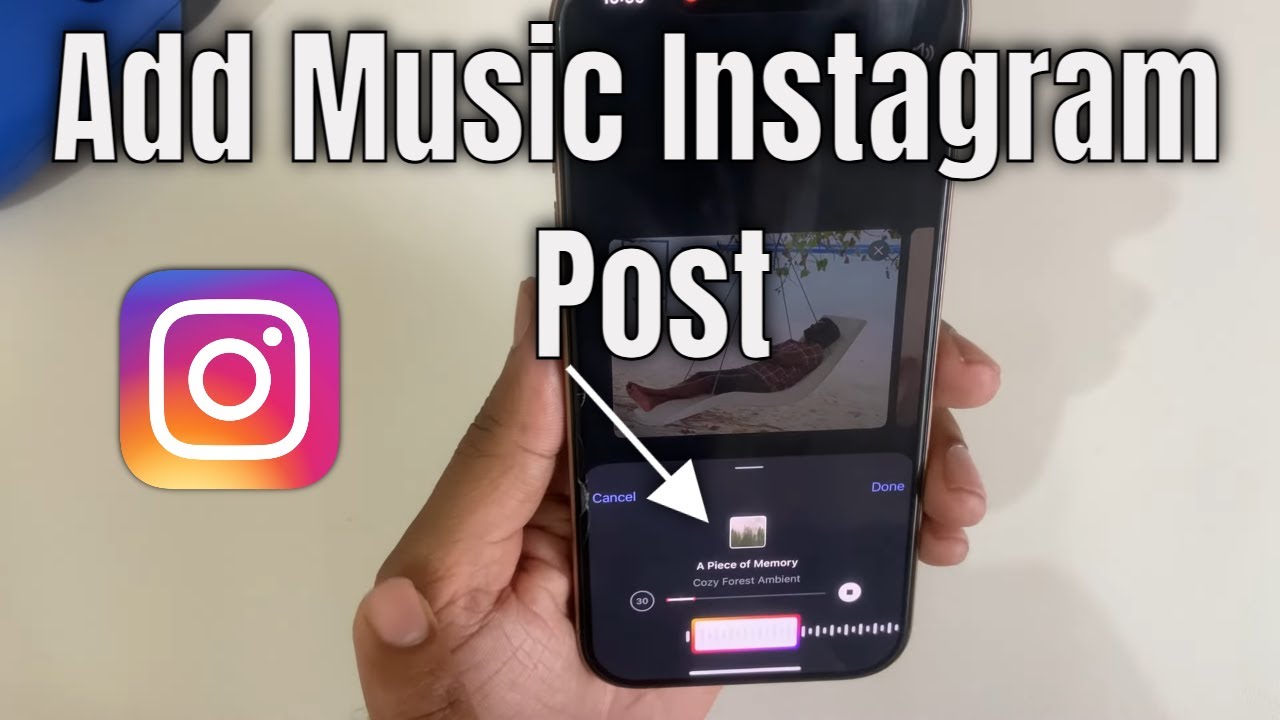Как добавить музыку к посту в Instagram с фотографиями и видео?