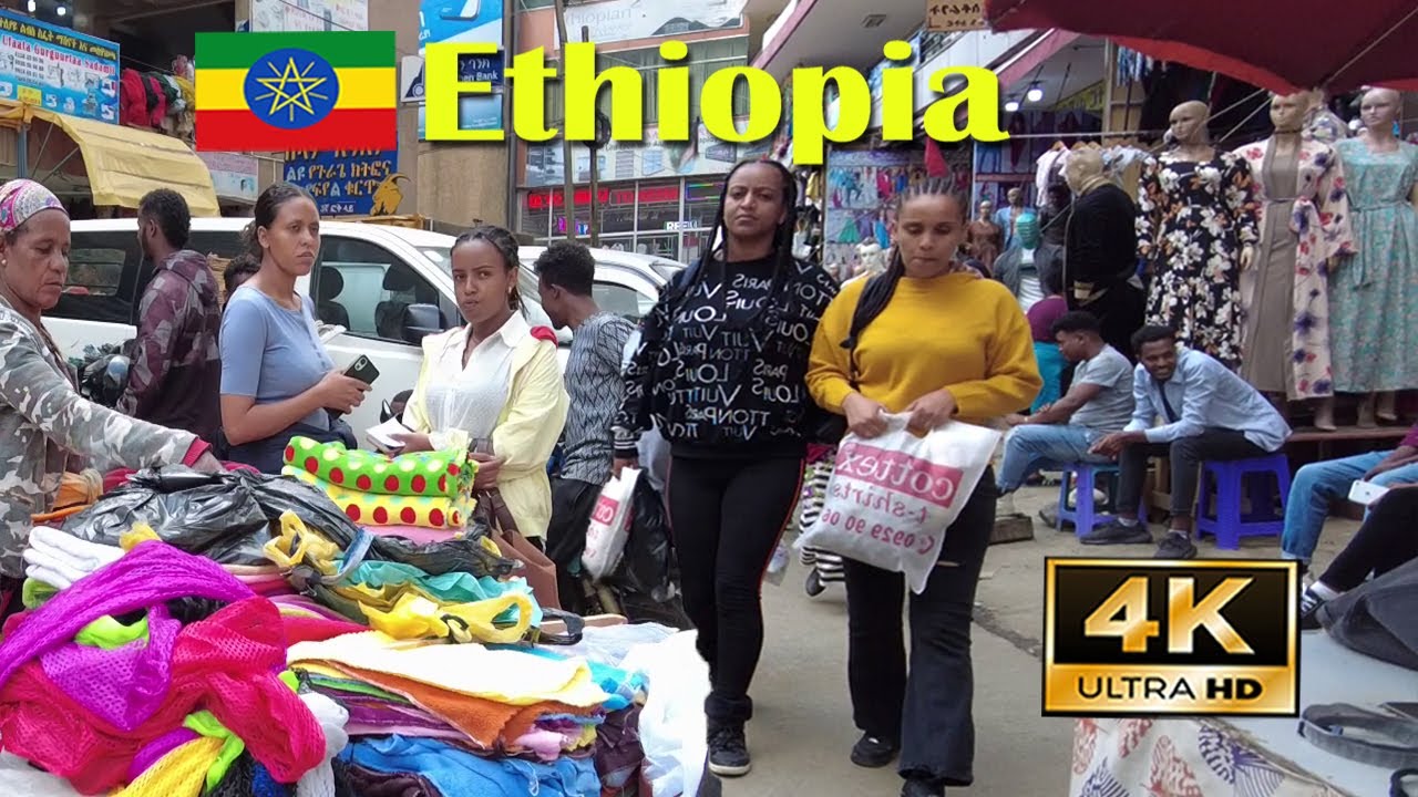 ደማቋ ገበያ መርካቶ Addis Ababa Walking Tour (393) , 🇪🇹 Merkato Ethiopia [4K]