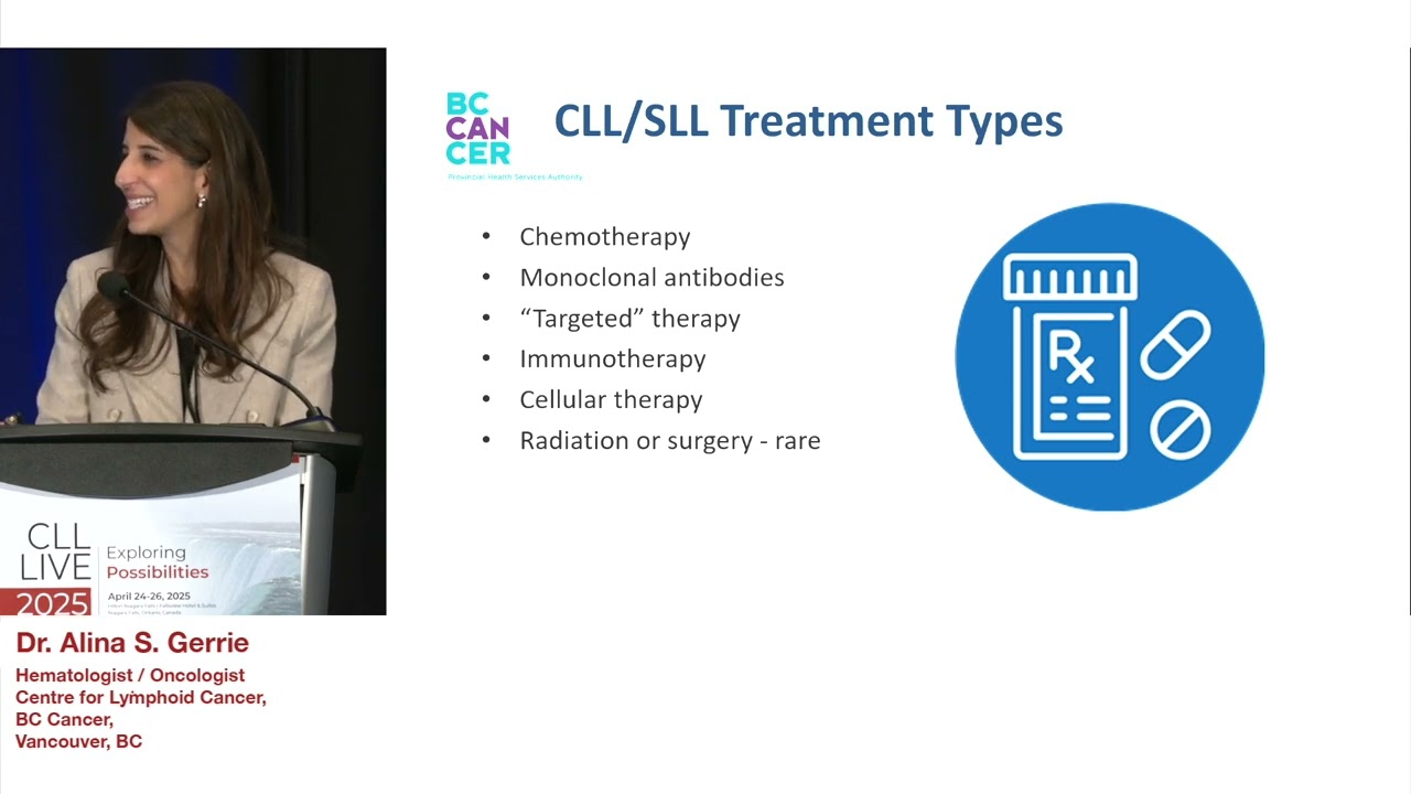 CLL Live 2025 — Navigating the Evolving World of CLL/SLL Treatments with Dr. Alina S. Gerrie