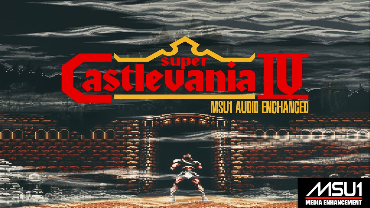 Super Castlevania IV (SNES) MSU-1: Full Playthrough with Enhanced CD Audio