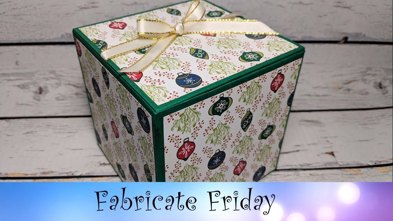 Under the Mistletoe Box featuring Stampin' Up!® Products