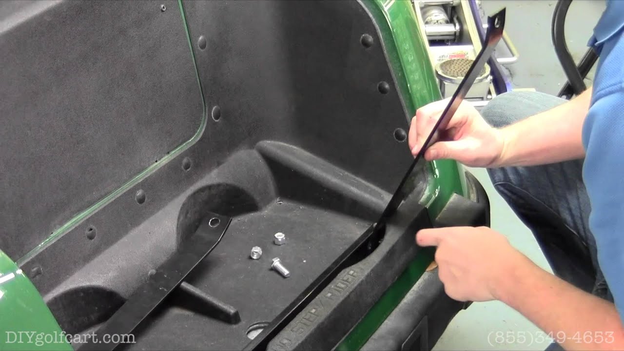 EZGO RXV Golf Cart Rear Seat Kit | How to Install Video | Golf Cart Back Flip Seat