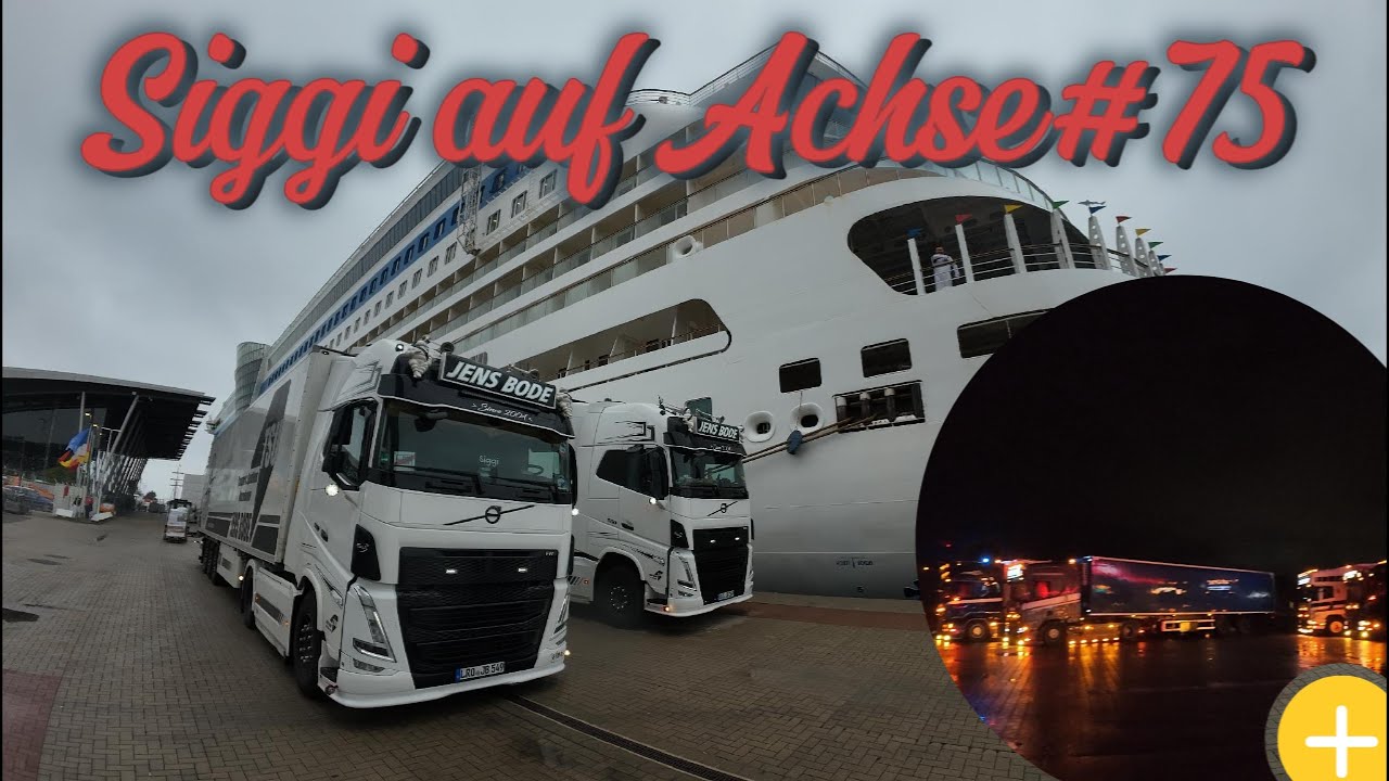 Schiffs Versorgung.... Holländer gehen steil  Siggi auf Achse#75 Der Lkw Volg