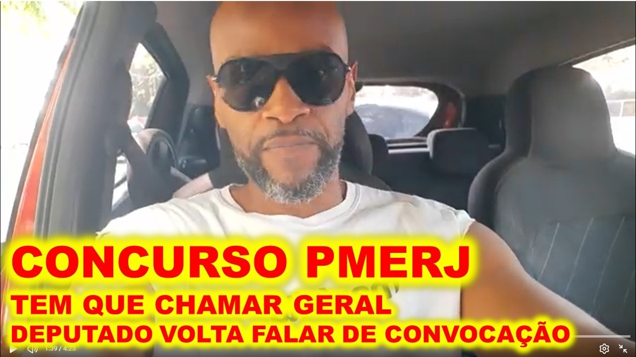Concurso PMERJ Soldado tem que CHAMAR GERAL ! Deputado volta falar de convocação de excedentes 