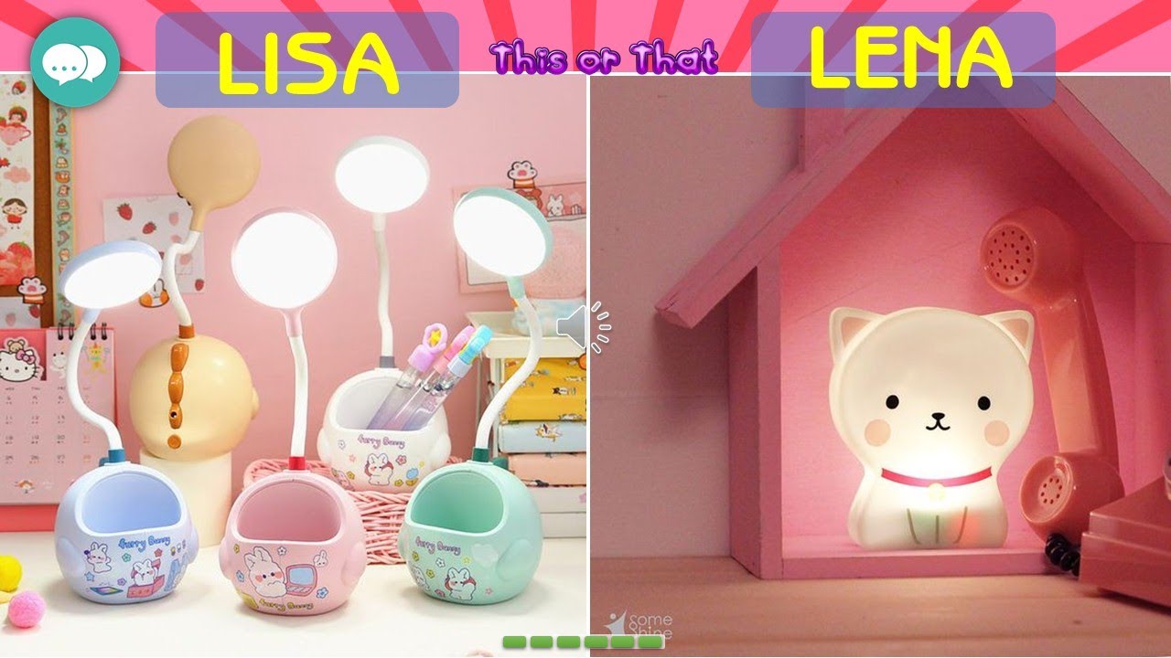 LISA OR LENA - Very Cute Kawaii items -THIS OR THAT